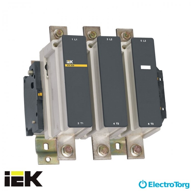 Контактор КТИ-7630 630А 380В/АС3 ИЭК(IEK)