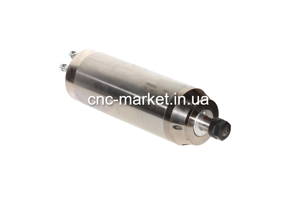 Шпиндель по камню GDZ-100-4,5 с водяным охлаждением 4,5 кВт (380V, 24000rpm) ER20