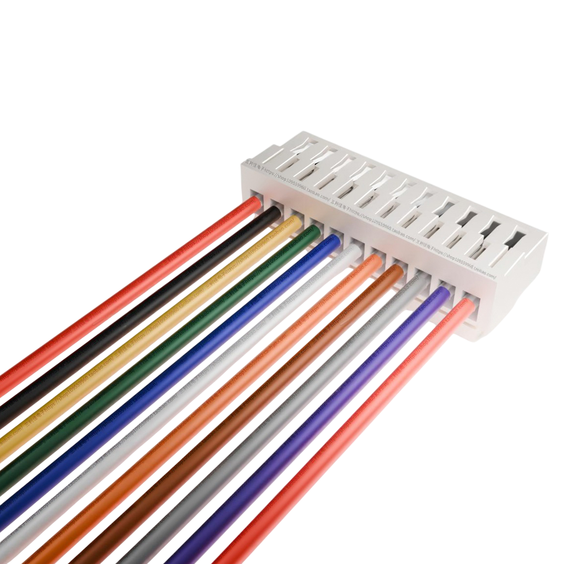 ПВХ кабель 28AWG із роз’ємом JST GH 1.25мм Female 11P, 300мм