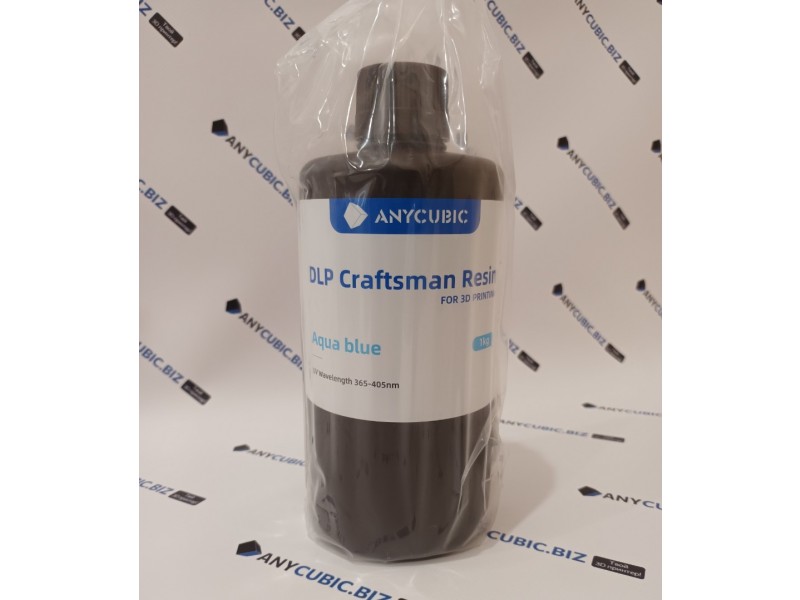 Anycubic DLP Craftsman смола Акваблю 1кг | Anycubic DLP Craftsman Resin Aquablue 1kg