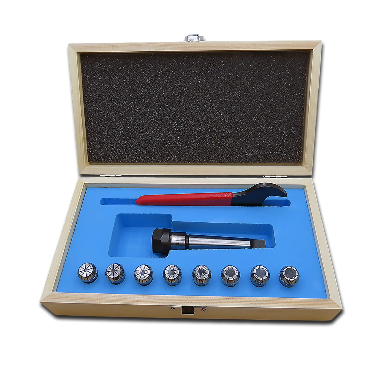 Патрон цанговий 2MTB-ER16 з комплектом цанг ЕR16-8 шт. AA (3-10mm) SV