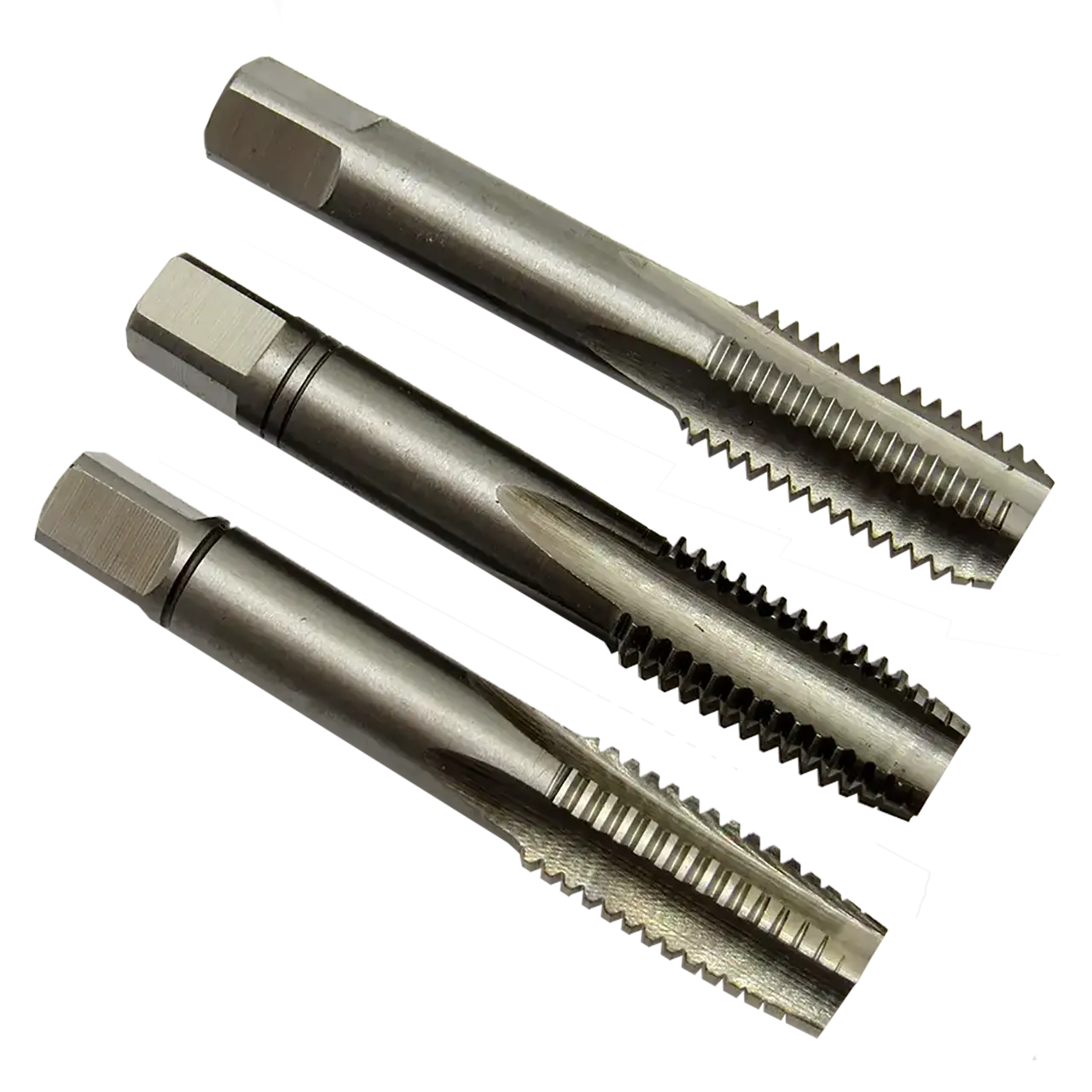 Мітчик дюймовий BSW 5/8"×11 9ХС, ручний комплект із 3-х штук