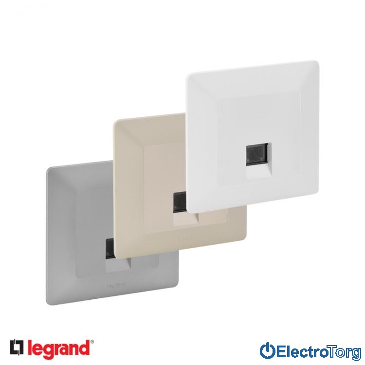 Розетка телефонная RJ11 в сборе Valena LIFE Legrand
