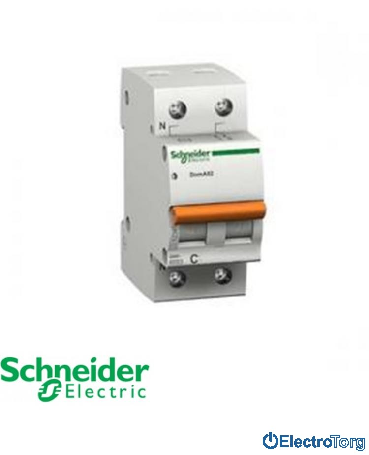 Автоматический выключатель ВА63 1P+N 32A C Домовой (Domae) Schneider Electric (Шнайдер Электрик)