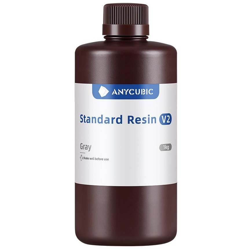 Смола фотополімерна Anycubic Standard Resin V2, 1кг, сіра