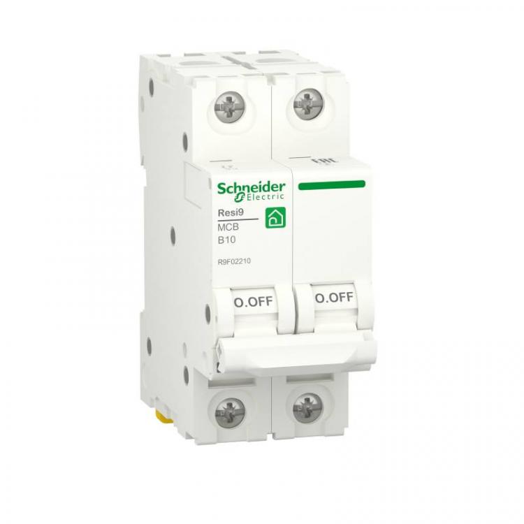 Автоматический выключатель 10 А, 2P, В, 6кА RESI9 Schneider Electric (Шнайдер Электрик)