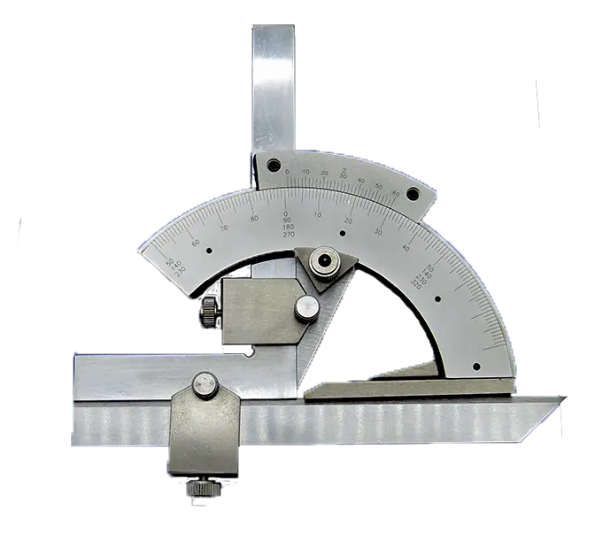 Універсальний кутомір УН-127 з ноніусом (0-320°)
