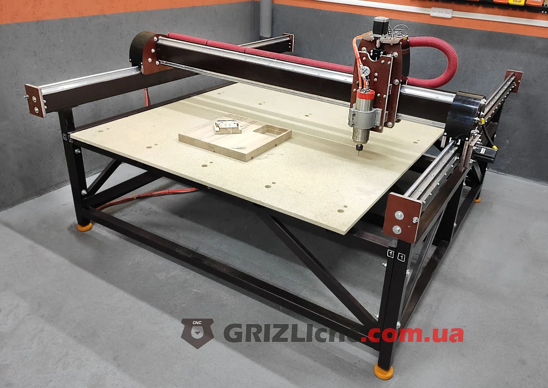 Фрезерный станок с ЧПУ GRIZLI Profi 1500х1500мм - Шпиндель 2.2кВт на водяном охл. Цанга ER20