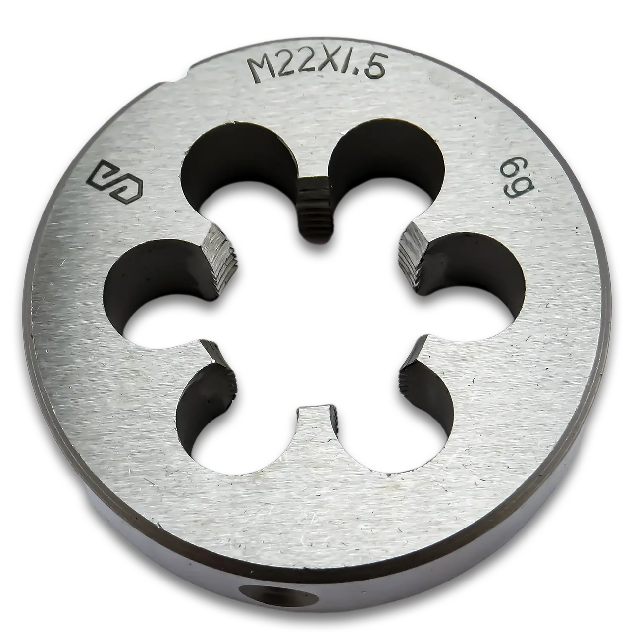 Плашка М22×1,5 9ХС DIN223 6g