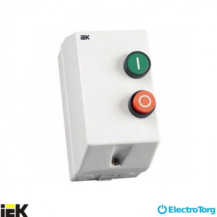 Контактор КМИ10960 9А в оболочке Ue=380В/АС3 IP54 ИЭК (IEK)