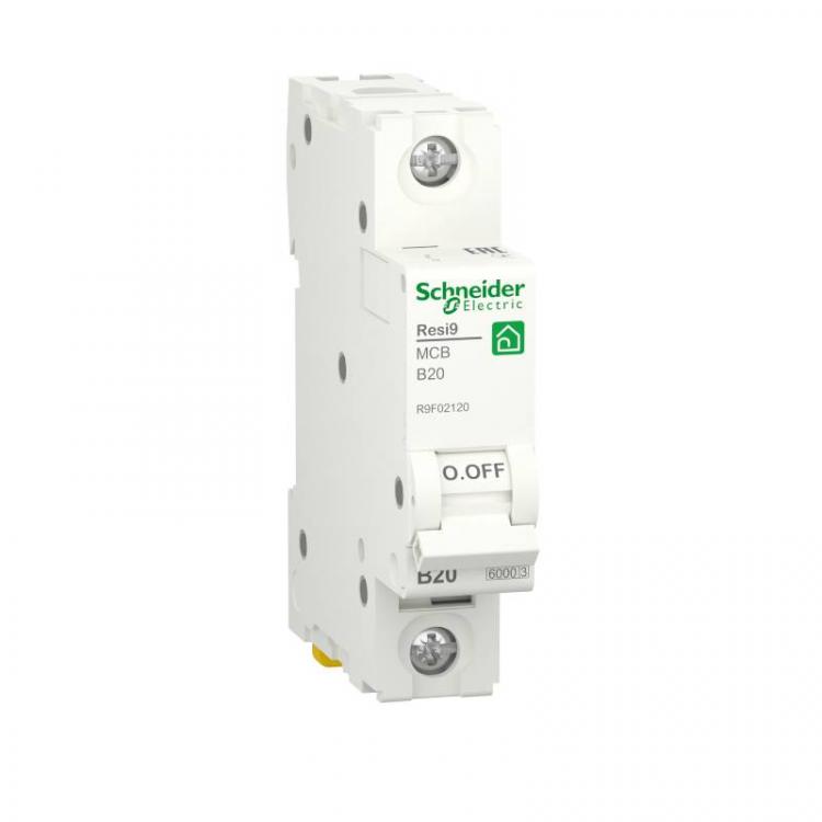 Автоматический выключатель 20 A, 1P, В, 6кА RESI9 Schneider Electric (Шнайдер Электрик)