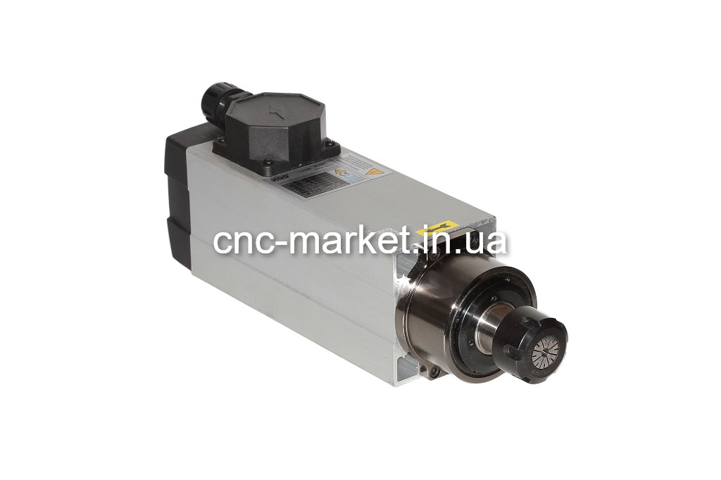 Шпиндель HQD GDF53-18Z/3.5 с воздушным охлаждением 3.5 кВт ER25 (380V)