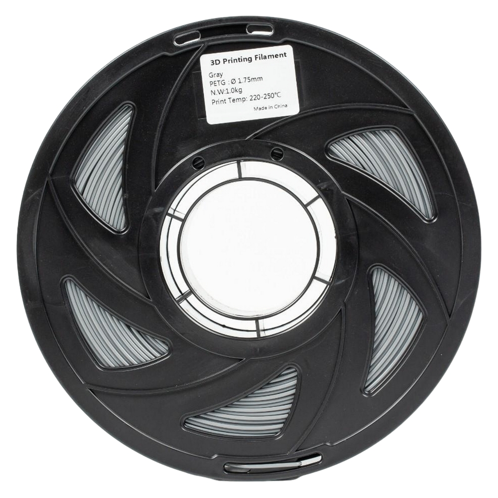 Філамент UA3D PETG Gray, 1.75мм, 1кг, сірий