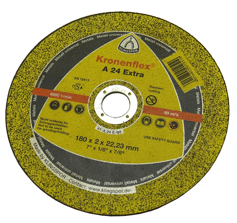 Круг відрізний Klingspor Kronenflex 180x2,0х22,23 А 24 EX GER EXTRA