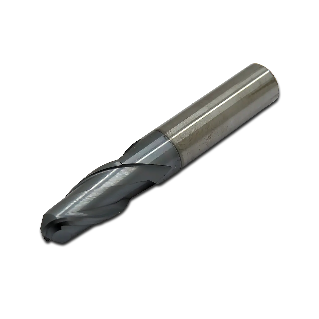Фреза сферична твердосплавна R6 L75/25 d12 Z2 HRC55 TiAlN nano