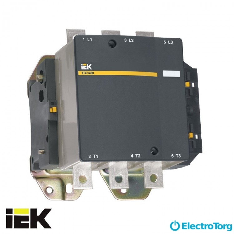 Контактор КТИ-6500 500А 380В/АС3 ИЭК(IEK)
