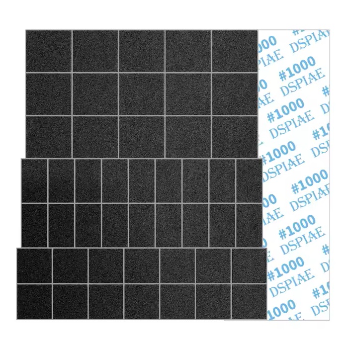 Шліфувальний папір DSPIAE MSP-ES10 #1000, 70*80мм, (5шт.)