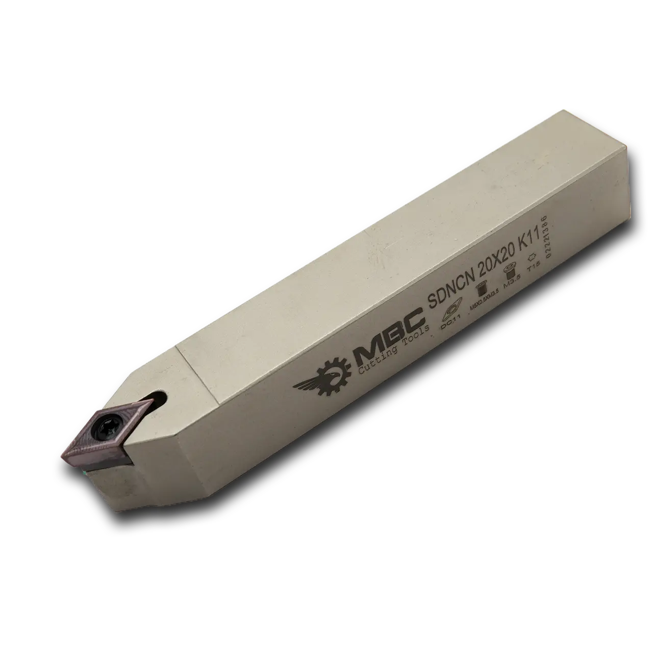 Державка токарна прохідна 20x20x125 SDNCN під пластину DC_11T3 MBC 20/20/125