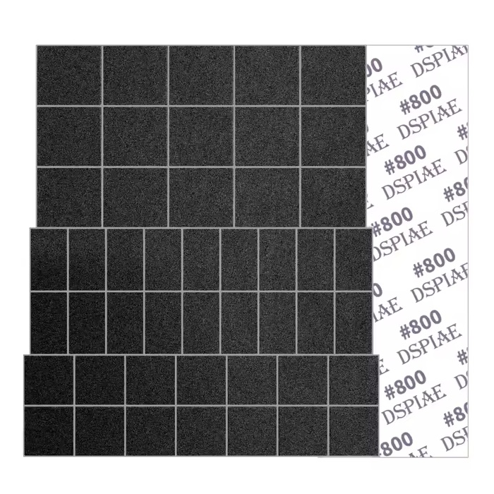 Шліфувальний папір DSPIAE MSP-ES08 #800, 70*80мм, (5шт.)