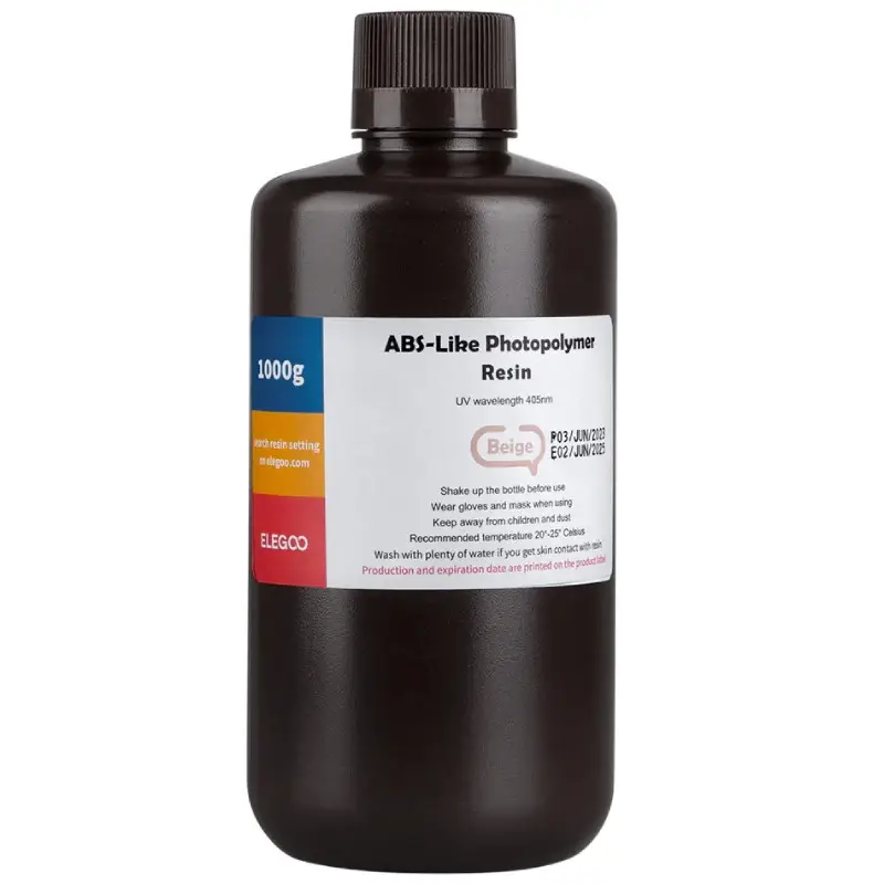 Фотополімерна смола Elegoo ABS Like Resin Beige, 1кг, бежева