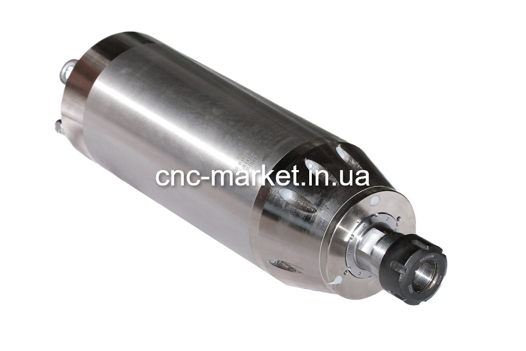 Шпиндель по камню HHD-125-5,5 с водяным охлаждением 5,5 кВт (380V 12000-24000) ER32