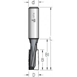 Фреза пазова аксіальна Up-Shear з подрібнювачем D13 В42 d12 Z2 UB27132