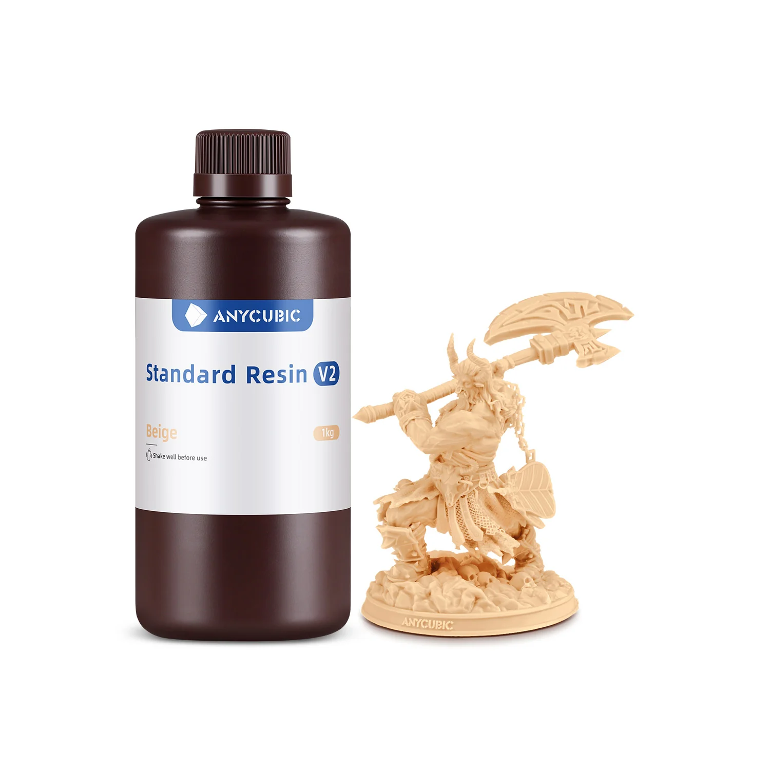 Anycubic Standard Resin V2 бежевий | Anycubic Standard Resin V2 Beige
