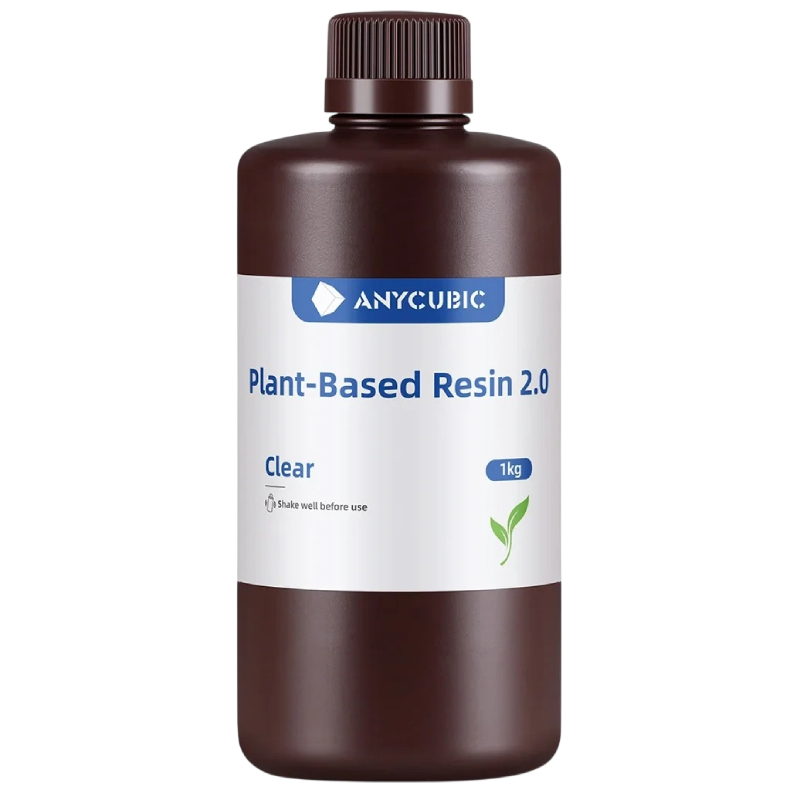 Смола фотополімерна Anycubic ECO Plant-Based UV Resin 2.0, на рослинній основі, 1кг, прозора