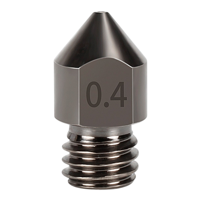 Сопло MK8 для Elegoo Neptune 3/ Creality Ender-3/ Anet A8(A6)/ Prusa i3, 0.4мм, загартована сталь