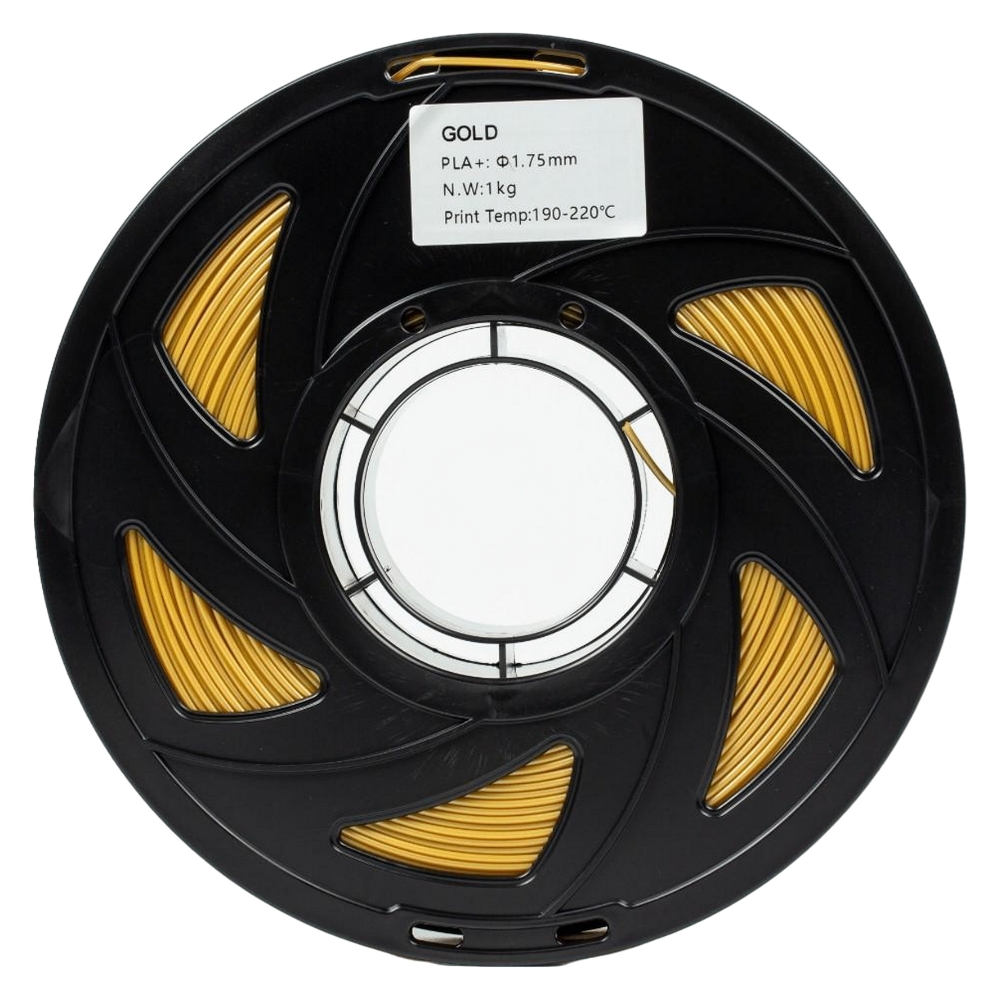 Філамент UA3D PLA+ Gold, 1.75мм, 1кг, золотистий