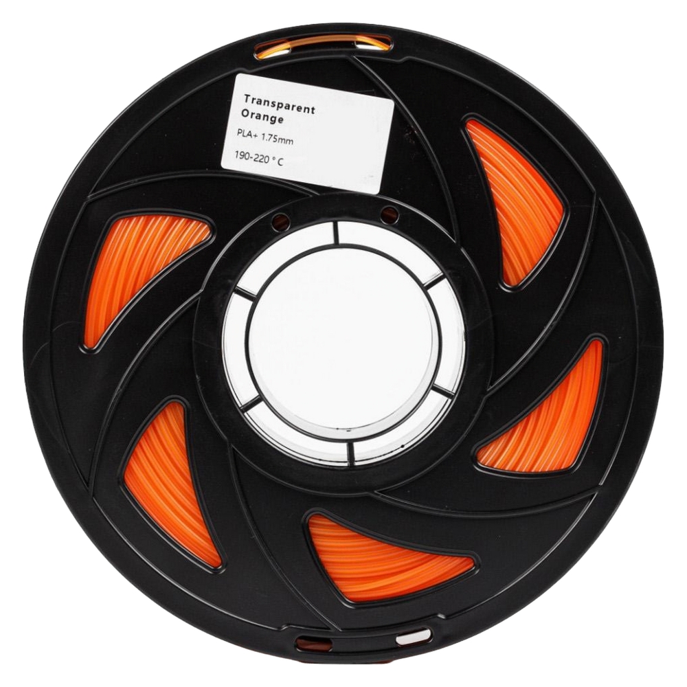 Філамент UA3D PLA+ Transparent Orange, 1.75мм, 1кг, прозоро-помаранчевий