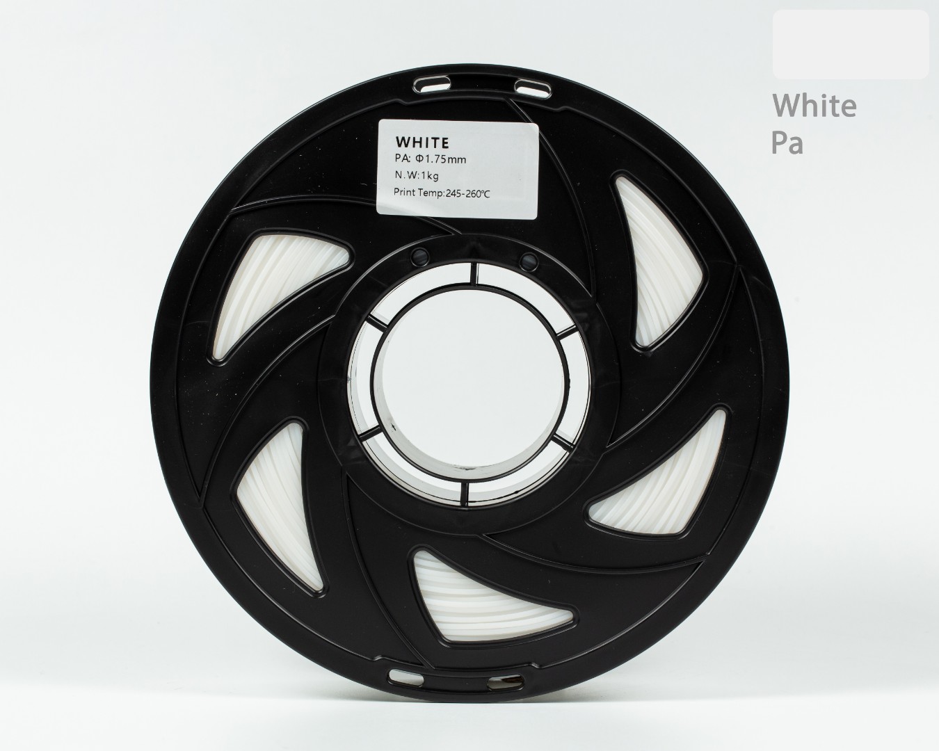 Нейлон PA6 Білий Полиамид пластик Nylon 1,75 MM 1кг