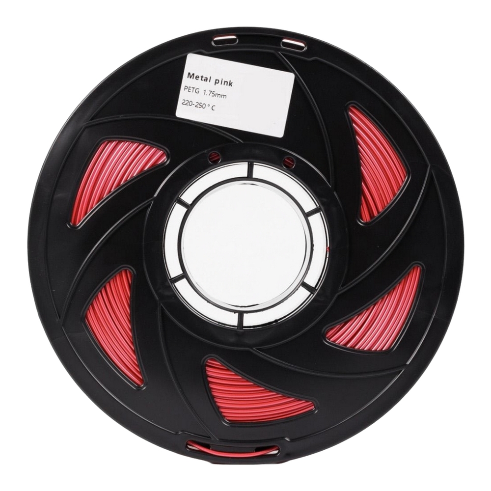 Філамент UA3D PETG Metal Pink, 1.75мм, 1кг, рожевий металік