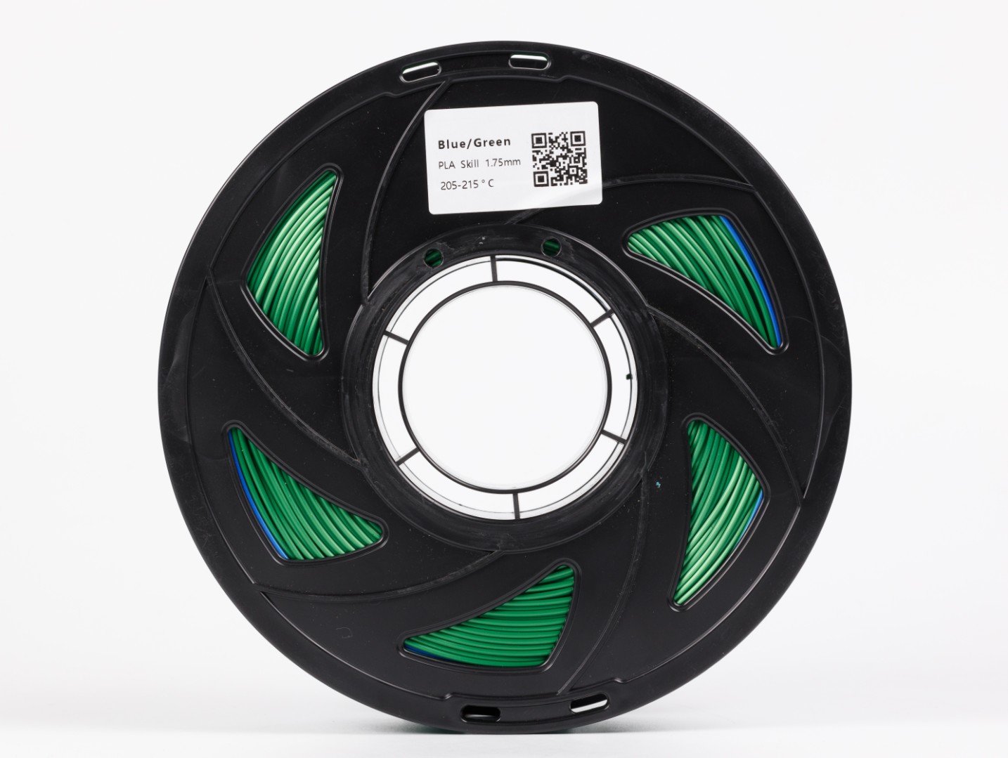 Синій Зелений Пла Пластик Шовковий | PLA SILK Blue Green 1кг | 1.75мм | 330м