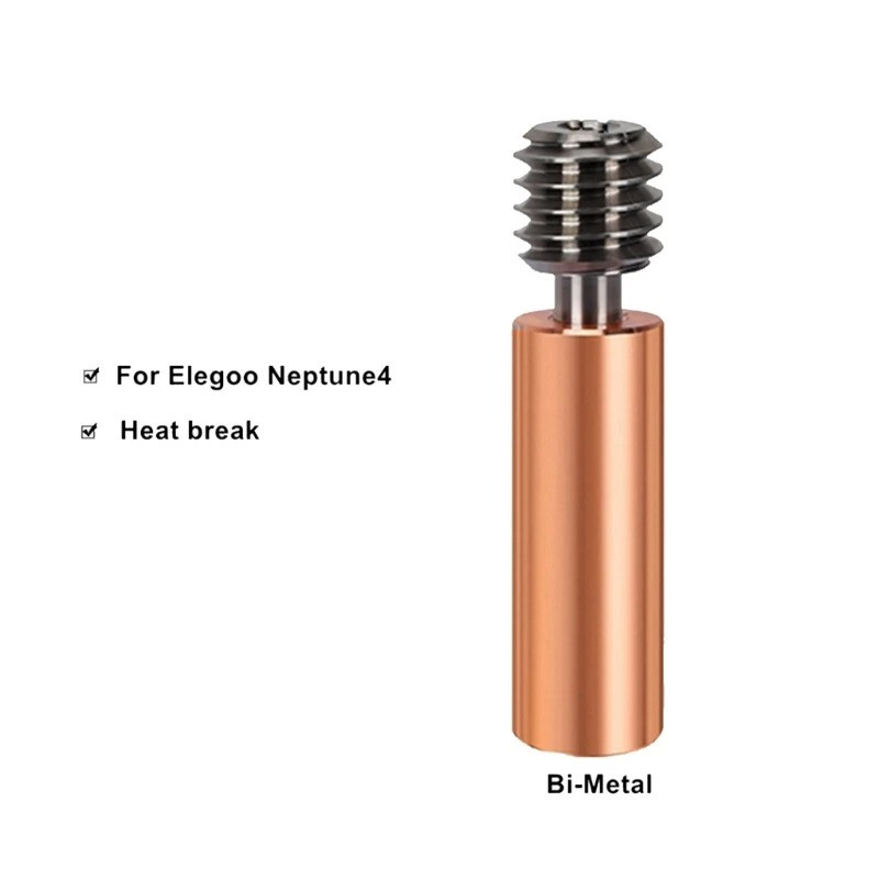 Термобар’єр Elegoo Neptune 4/ 4 Pro, D7mm–M6X1, біметалічний