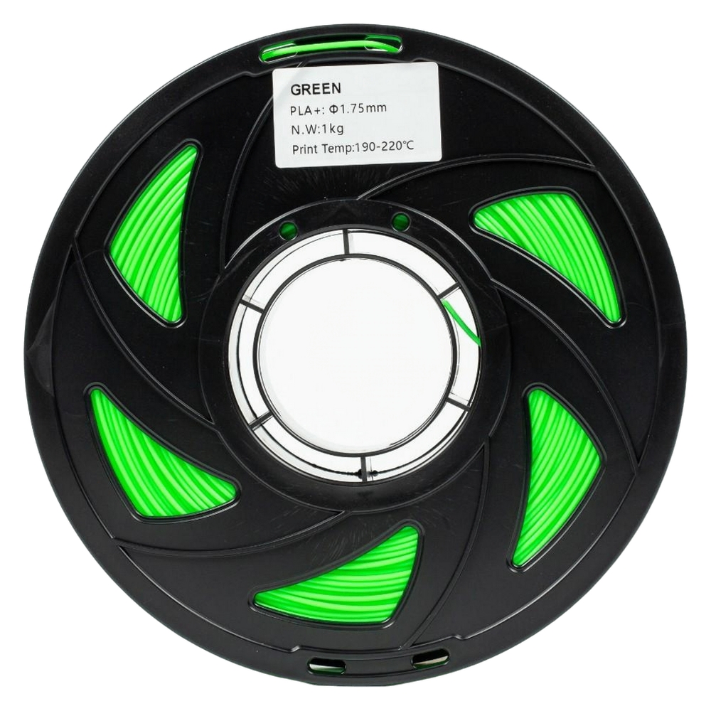 Філамент UA3D PLA+ Green, 1.75мм, 1кг, зелений