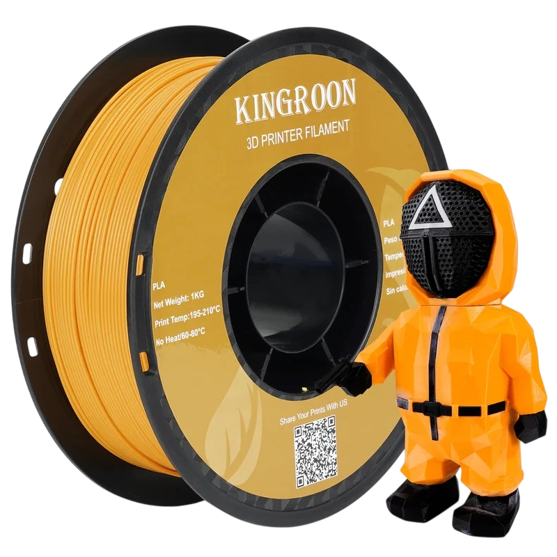 Філамент Kingroon PLA Basic Orange, 1.75мм, 1кг, помаранчевий