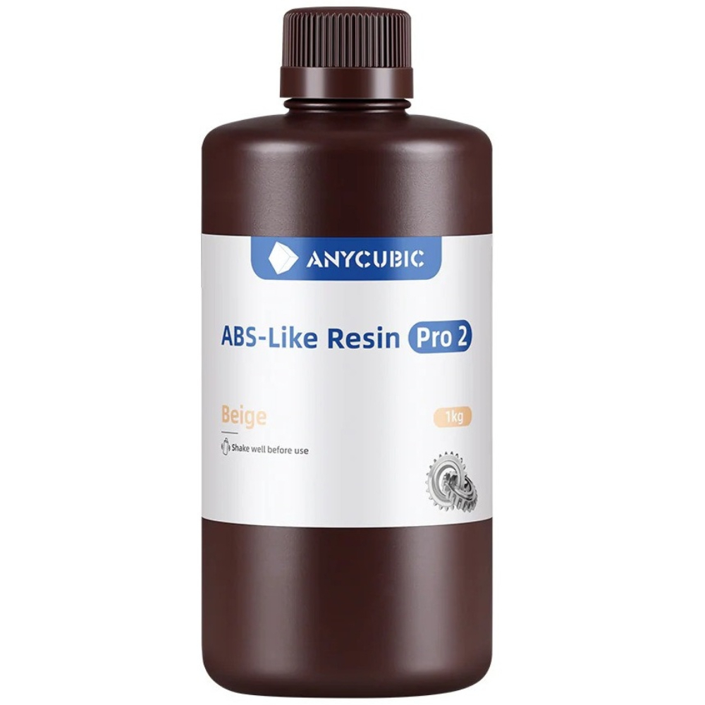 Смола фотополімерна Anycubic ABS-Like Resin Pro 2, 1кг, бежева
