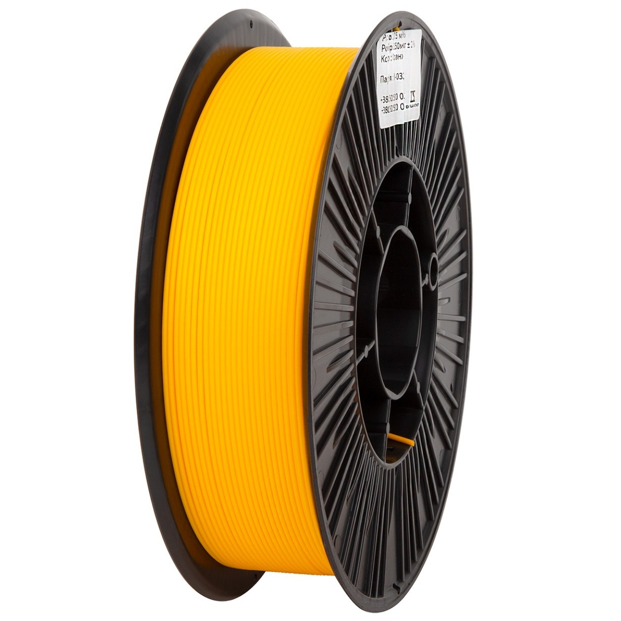 Філамент DSF PLA Yellow, 1.75мм, 1кг, жовтий
