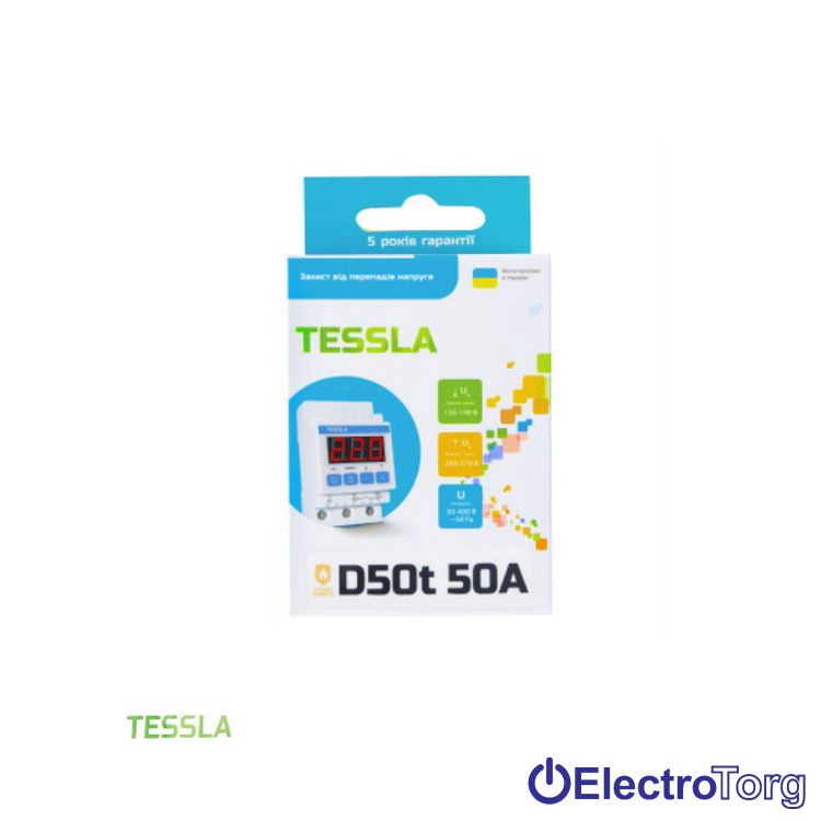 Реле напряжения D50t TESSLA