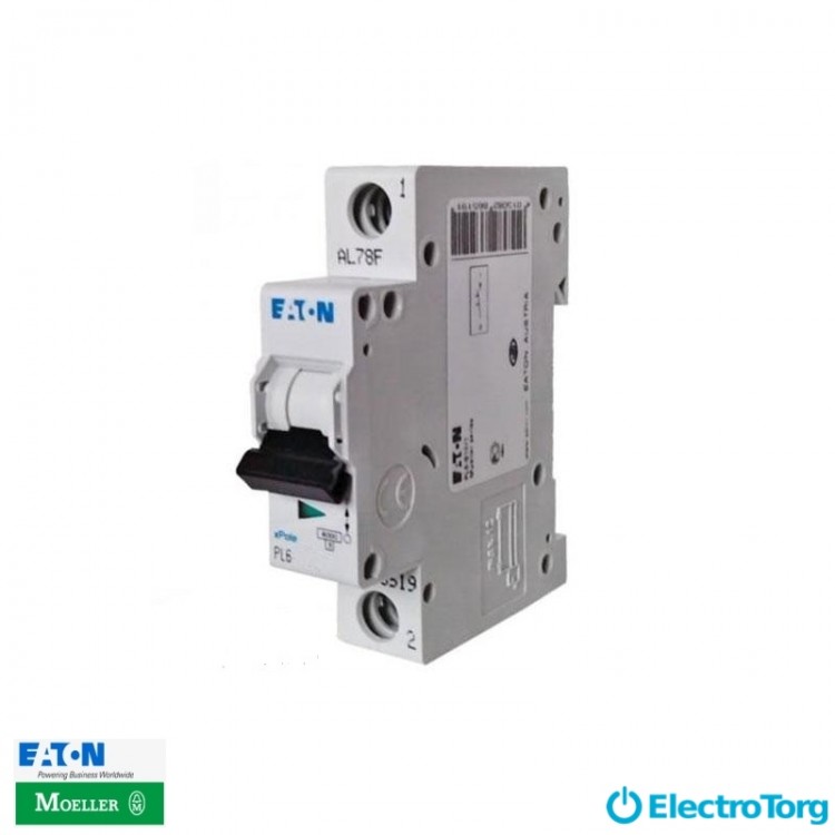 Автоматический выключатель HL6-C40/1 Moeller Eaton