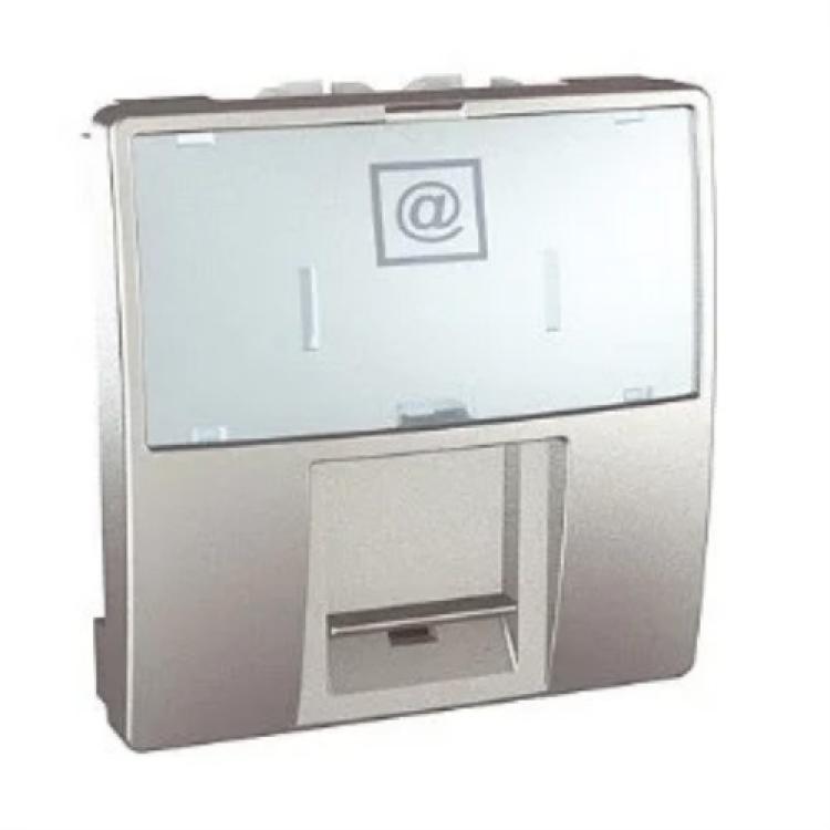 Розетка компьютерная 2М RJ45 (кат. 5Е) UTP Unica Schneider Electric (Шнейдер Электрик)