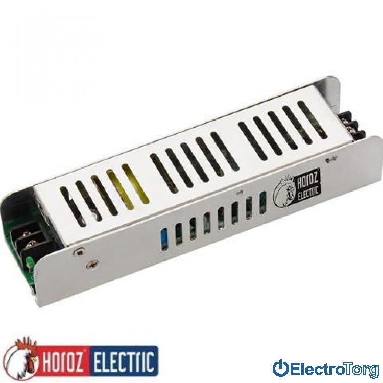Блок питания для Led ленты "VEGA-60" 60W 5А 12V HOROZ ELECTRIC