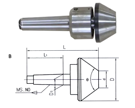 Центр обертовий тип Б (грибковий) Б-4-Н