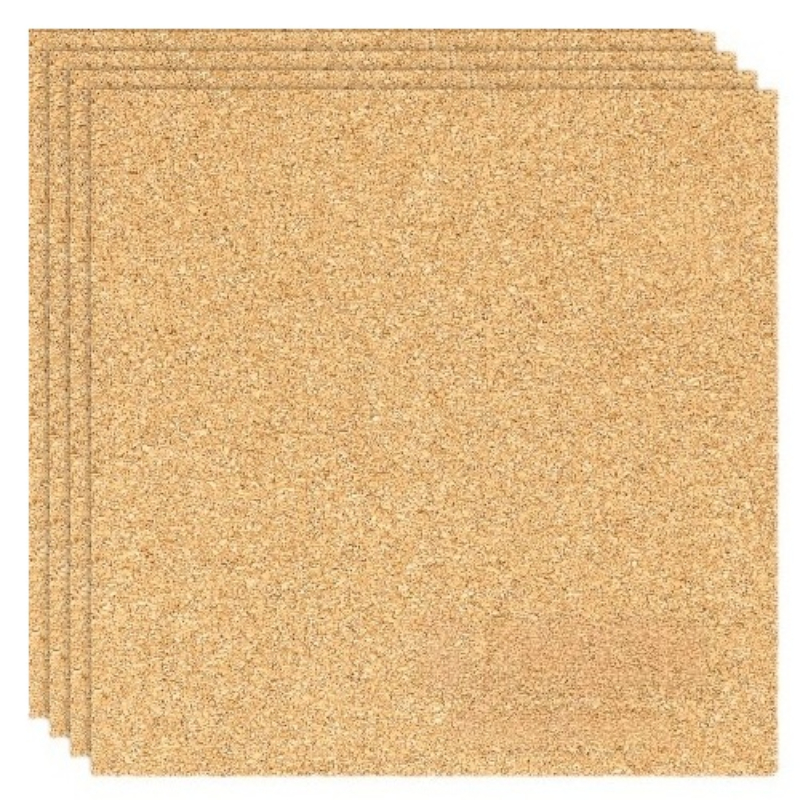 Корковий лист Bambu Cork Sheet, 300*300*2мм, 4 шт.