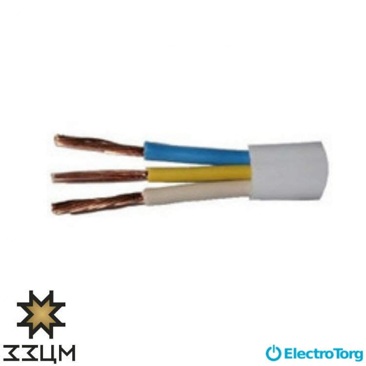 Кабель ШВВП (0.38) 3х1,5 ЗЗЦМ Electro Cable Group (ECG)