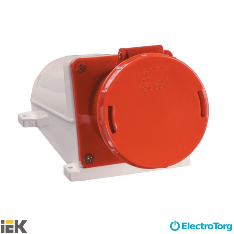 Розетка 145 стационарная 3Р+PЕ+N 125А 380В IP54 ИЭК(IEK)