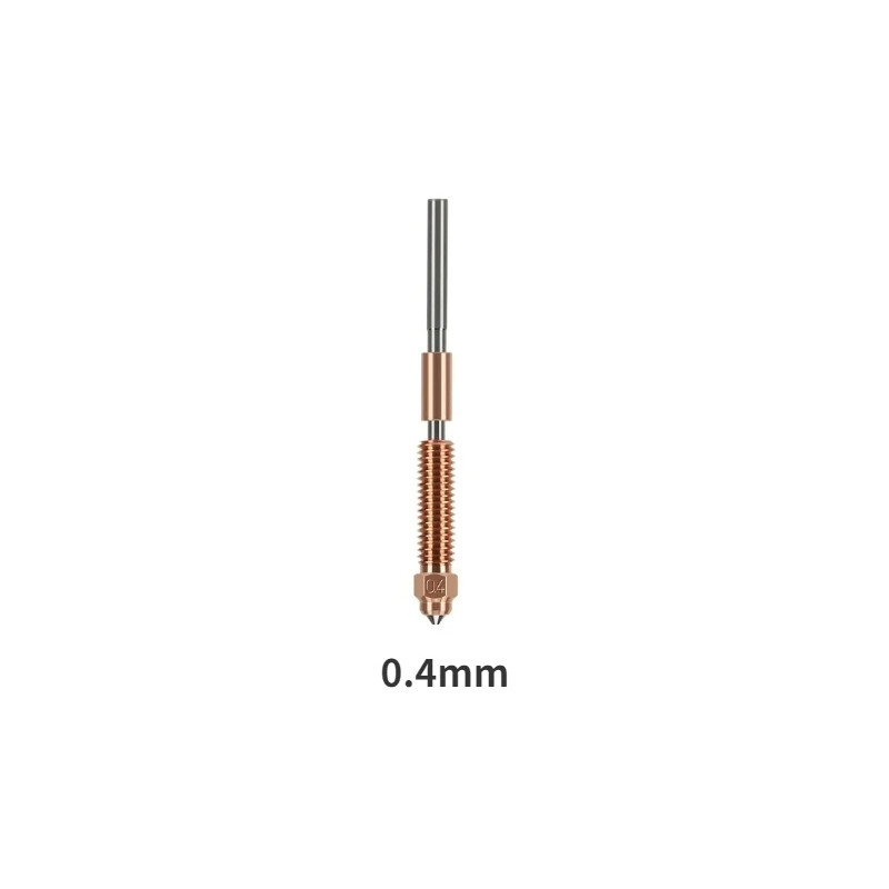 Сопло Creality Ender-3 V3/ K1C/ K1 Max, 0.4мм, нікельована загартована сталь