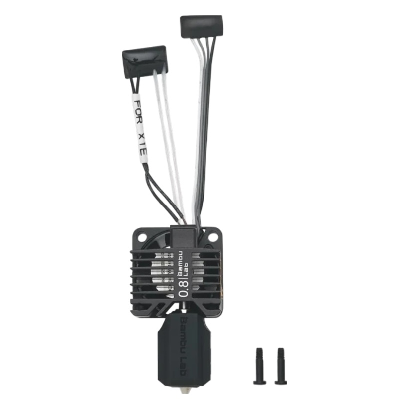 Хотенд для Bambu Lab X1E, cопло 0.8мм, загартована сталь, (FAH014)