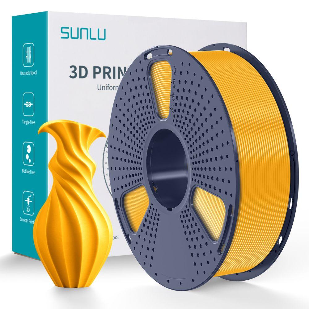 Філамент Sunlu PLA Light Gold, 1.75мм, 1кг, світло-золотий